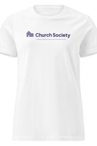 Church Society classic white t-shirt (women’s fit)
