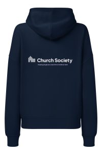 Church Society classic navy hoodie (women’s fit)